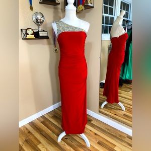 Long Red Formal Dress